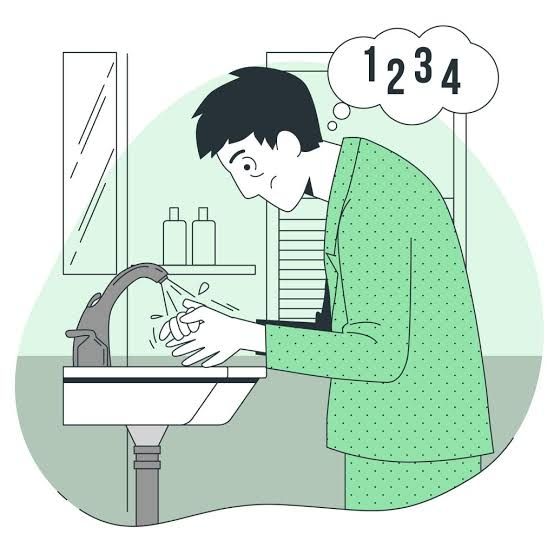<p>Compulsive (adjective)</p>