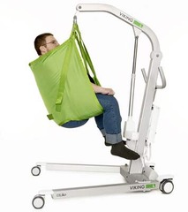 <p>a piece of equipment designed to raise a patient slowly above a surface to assist in transferring the patient to another surface (CVA equipment)</p>