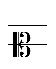 <p>what clef is this?</p>