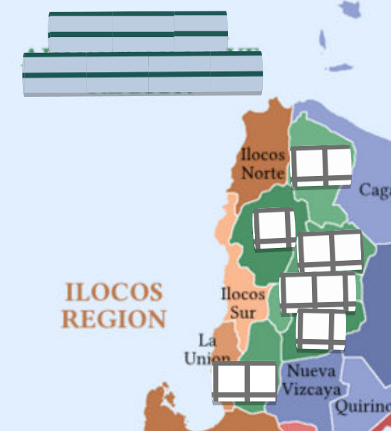 <p>Region <br>Provinces</p>