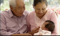 <p>parents of mother or father</p>