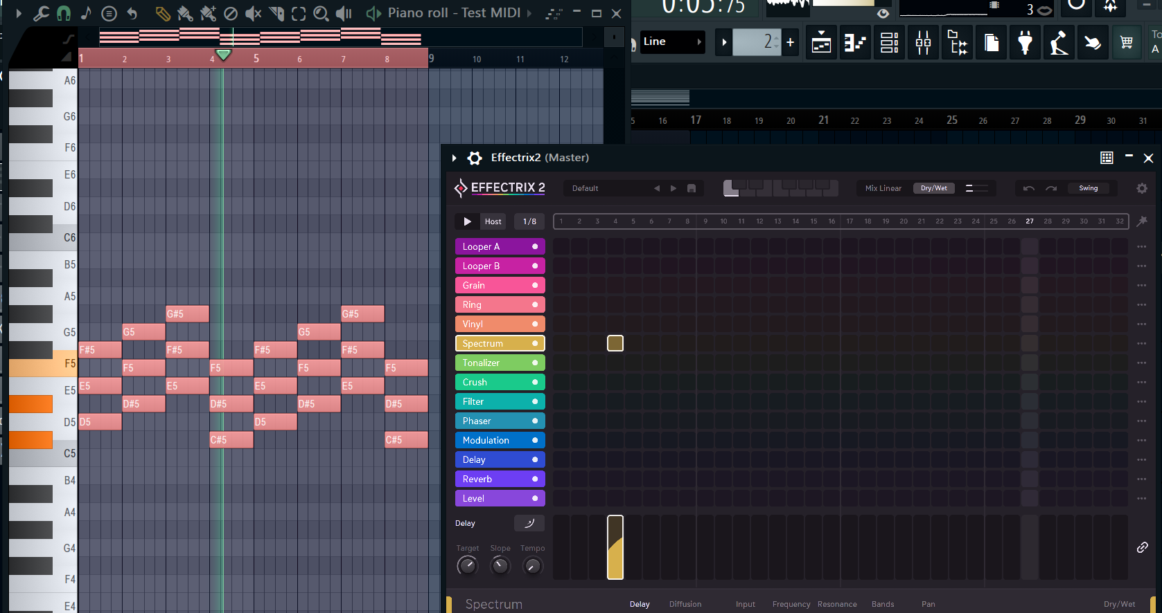 <p>Why does the sync technique fail for an 8-bar pattern? (Because Effectrix grid steps would be too “?”)</p>