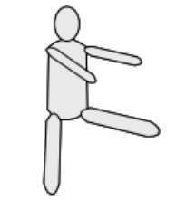 <p>What is the center of mass in this image?</p>