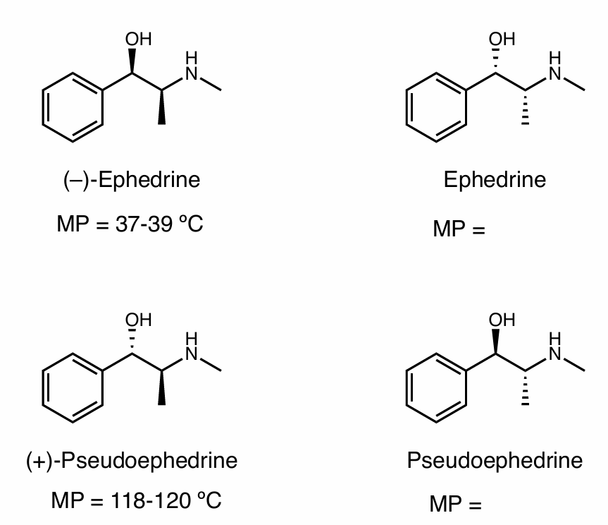 <p>Find the stereochemical relationship between each of these molecules</p>