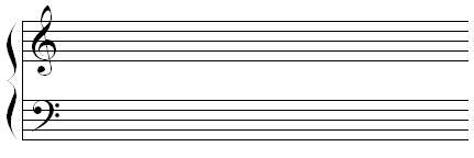<p>Wie zeichnet man im Notensystem ein?</p>