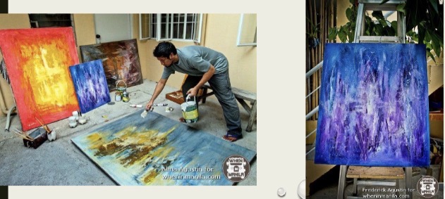 <p>A Filipino abstract expressionist who painted the following: </p>