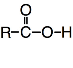 <p>🔬 ¿Cómo se Obtienen?🔬 2 maneras</p><p>-Por oxidación de alcoholes primarios 🍷→🔥:</p><p>-Por aldehídos Reactivos de Fehling o Tollens Oxidación</p><p>📍 Ubicación del Grupo Funcional📍</p><p>-Siempre en los extremos de la cadena (nunca en medio, para no confundir con cetonas).</p><p>⚡ Grupo Funcional y Fórmula⚡</p><p>-Grupo carboxilo: -COOH</p><p>-Fórmula general: R-COOH.</p><p>👃Estado y Olor 👃:</p><p>-Los 3 primeros son líquidos con olor picante.</p><p>-Los demás (más de 4C) tienen olor desagradable.</p><p>💧Solubilidad en Agua 💧:</p><p>-Los 4 primeros son solubles en agua.</p><p>-Solubilidad disminuye al aumentar los carbonos (Por su parte polar y apolar)</p><p>🌡️Temperatura de Ebullición 🌡️:</p><p>-Aumenta con más carbonos. (Aumenta su F.L)</p><p>-Más alta que alcoholes con igual #C (por puentes de H más fuertes)</p><p>⚗️ Propiedades Químicas⚗️</p><p>🍋Acidez 🍋:</p><p>-Son ácidos débiles (Al tener mucha fuerza evitan donar H+)</p><p>-Fuerza de Acidez IP #C Por la F.L</p><p>⚖️Neutralización con Bases ⚖️:</p><p>-Reaccionan con HIDROXIDOS para formar SALES</p>