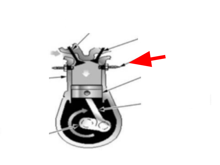 <p>What is this part of the four stroke engine</p>