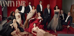 <p>The photographs shown BEST illustrate which characteristic of Leibovitz's work?</p>