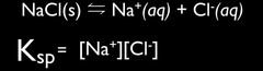 <p>gives a quantitative prediction about how much of a given ionic compound will dissolve in water</p>