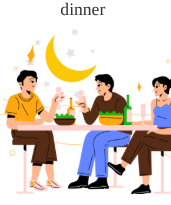 <p>dinner</p>