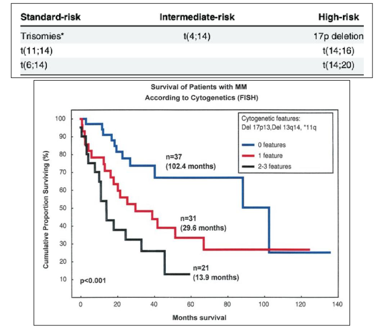 <p>Prognosis of Myeloma: Chromosomes</p>