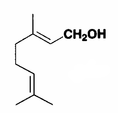 <ul><li><p>derivados dos monoterpenos </p></li><li><p>via: desoxixilulose fosfato</p></li><li><p>percursor: geraniol, que deriva do pirofosfato de geranilo</p></li><li><p>imagem é o eugenol</p></li></ul><p></p>