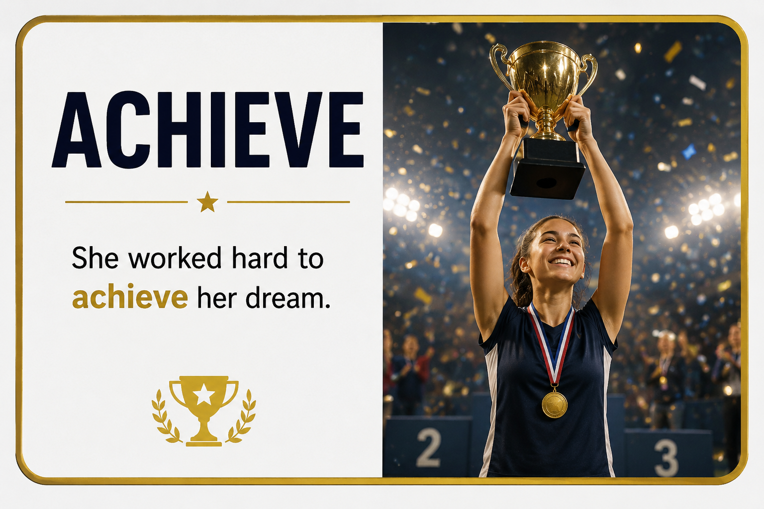<p>ACHIEVE</p>