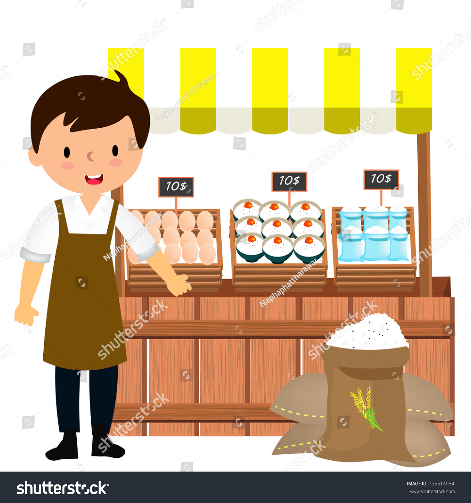 <p>A merchant is a person whose job is buying and selling things.</p>