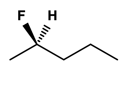 <p>Label each asymmetric centre in the molecule below as R or S.</p>