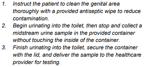 <p>TYPES OF URINE SPECIMEN:</p><p></p>