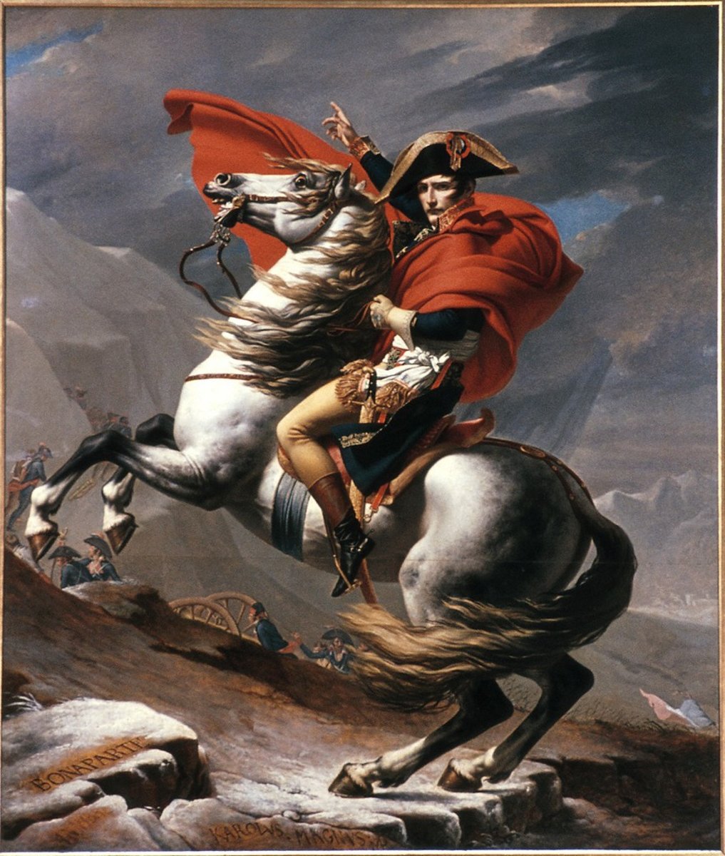 <p>Napoleon Crossing the Alps, 1800</p>