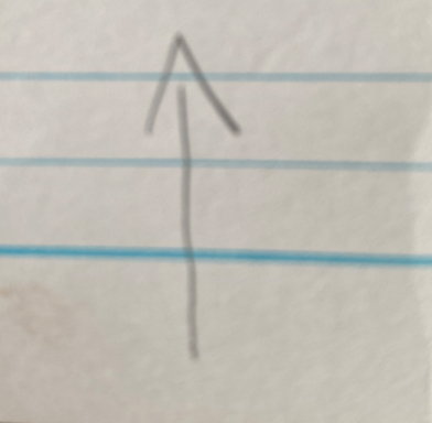 <p>Straight across </p>