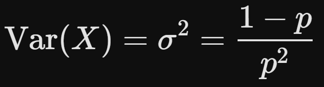 <p>Geometric distribution</p>