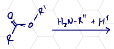<p>Ester + Amine</p>