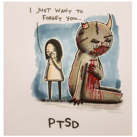 <p><span style="color: rgb(249, 243, 243);">Diagnostic Criteria of PTSD</span></p><ol><li><p><span style="color: rgb(249, 243, 243);">Exposed to a TRAUMATIC event.</span></p></li><li><p><span style="color: rgb(249, 243, 243);">The traumatic event is RE-EXPERIENCED.</span></p></li><li><p><span style="color: rgb(249, 243, 243);">Avoidance of STIMULI associated with the trauma and NUMBING of responsiveness.</span></p></li><li><p><span style="color: rgb(249, 243, 243);">Increased AROUSAL.</span></p></li><li><p><span style="color: rgb(249, 243, 243);">Duration more than 1 MONTH</span></p></li><li><p><span style="color: rgb(249, 243, 243);">Causes DISTRESS or IMPAIRMENT.</span></p></li></ol><p></p>