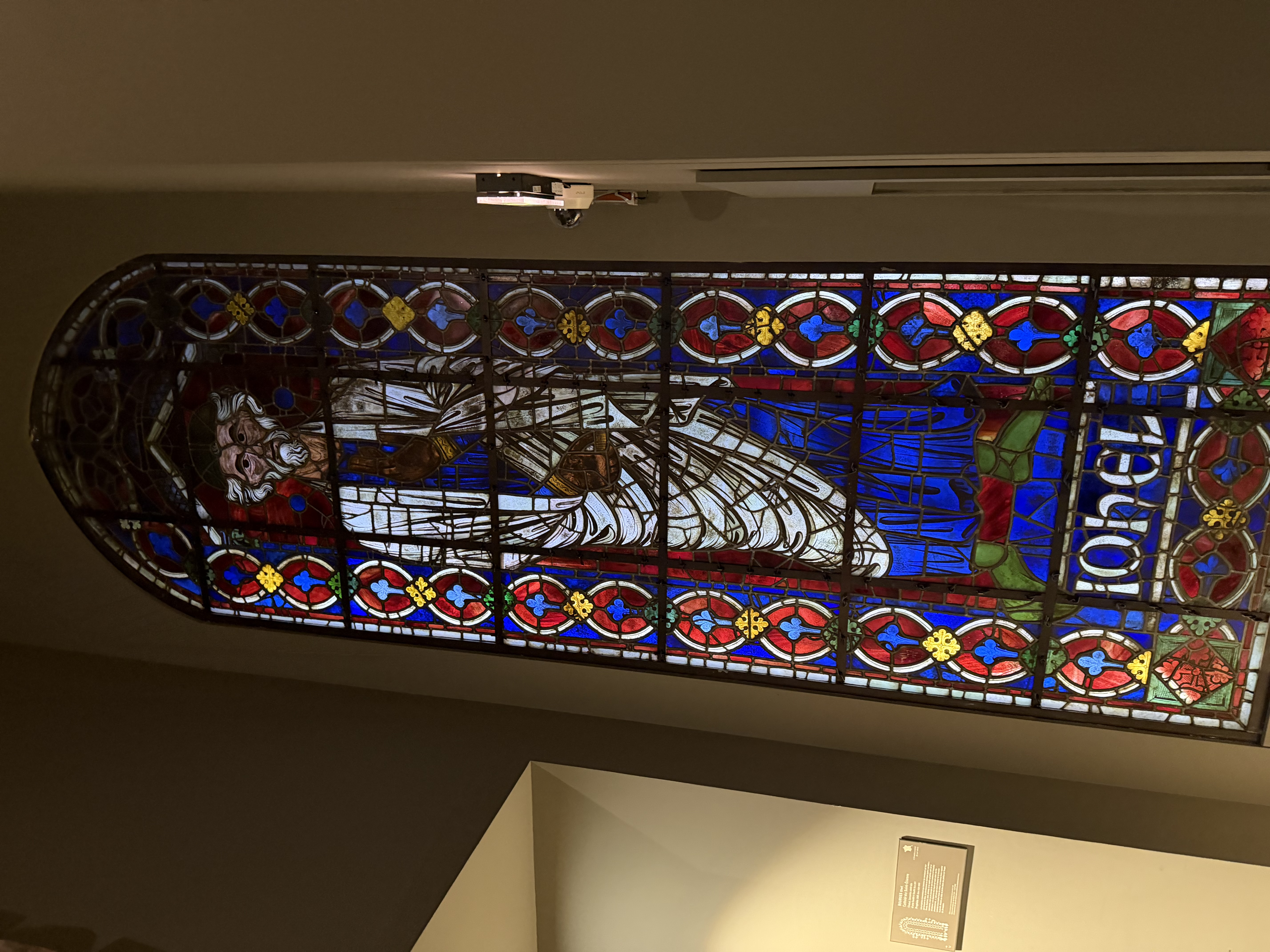 <p><span>Anonymous, 1220-1225. Stained glass, H: 250cm approximately. Paris, Cité de l’architecture </span></p>