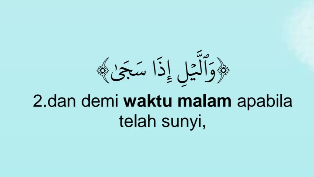 <p>2.Waktu malam</p>
