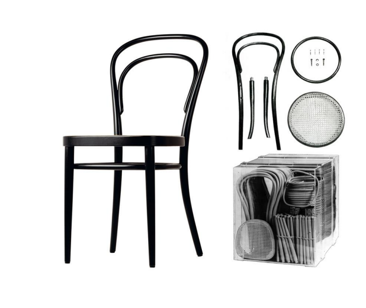 <p>Silla Thonet 14, 1859 (Michael Thonet)</p>
