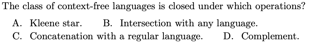 <p>Can be multiple correct or none</p>