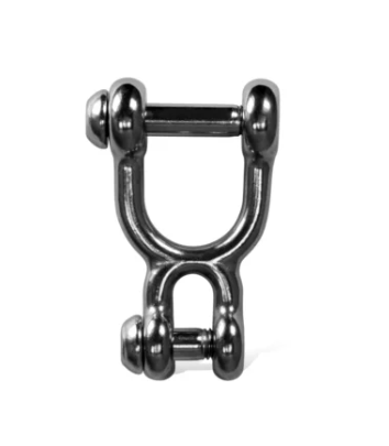 <p>Double Clevis Shackle Stainless w/Anti-Theft Bolts</p>