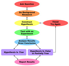 <p>a set of procedures that scientists follow in order to gain knowledge about the world.</p>