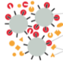 <p>A chromatography that separates proteins by the binding capacity to the packed protein.</p>