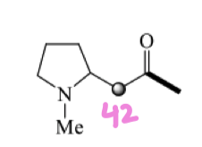 <p>draw the nmr of hygrine </p>