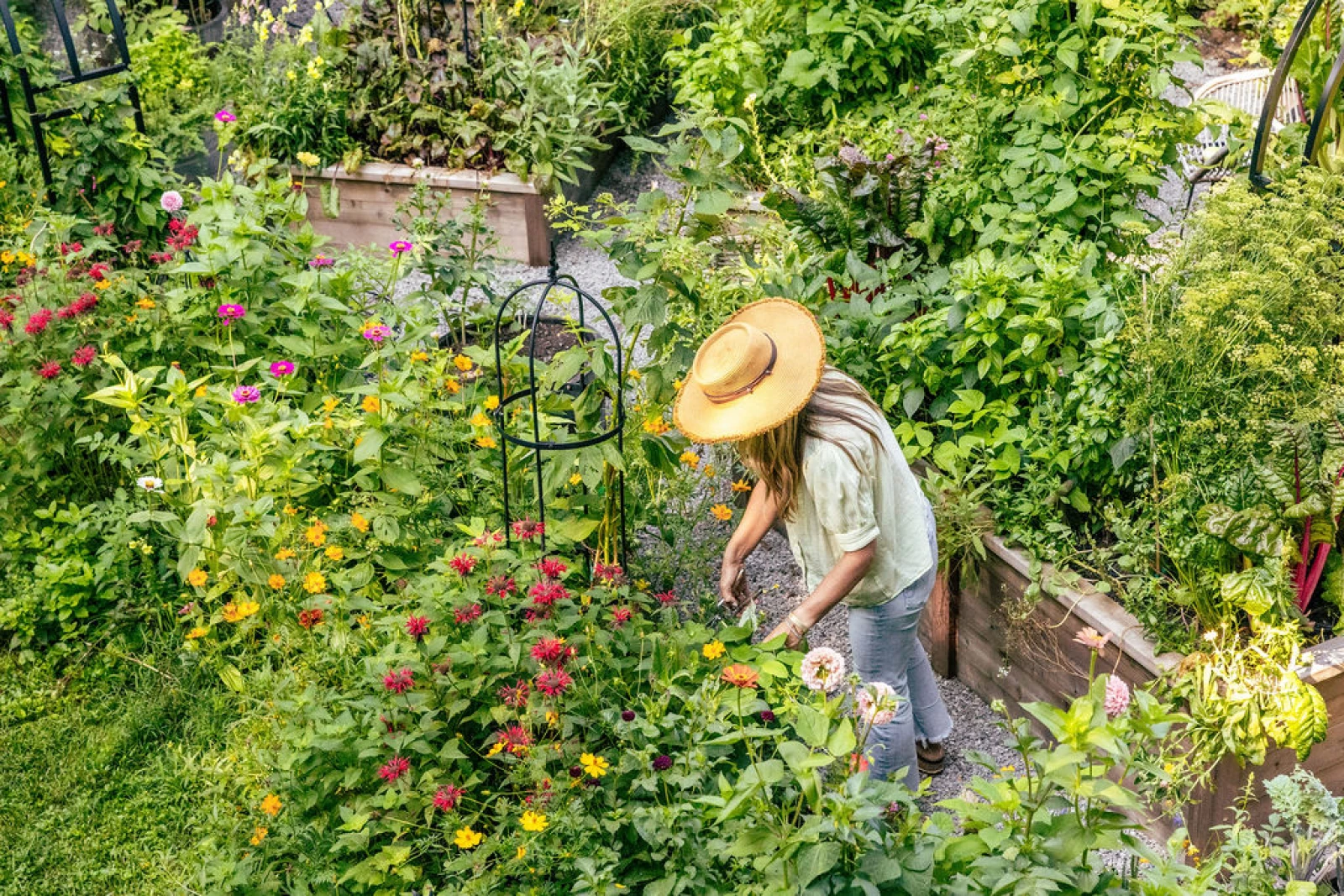 <p>gardening (n) /ˈɡɑːdnɪŋ/</p>