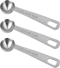 <p>3 teaspoons</p>