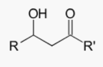 <p>β-hydroxyketone or aldehyde</p>