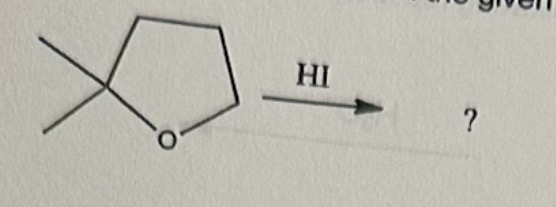 <p>What is the product produced in the given reaction? </p>