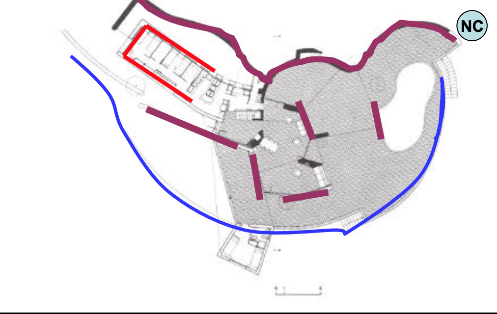 <p>Transitions</p><p>External to the building</p><p>Formal linkage with the environment</p>