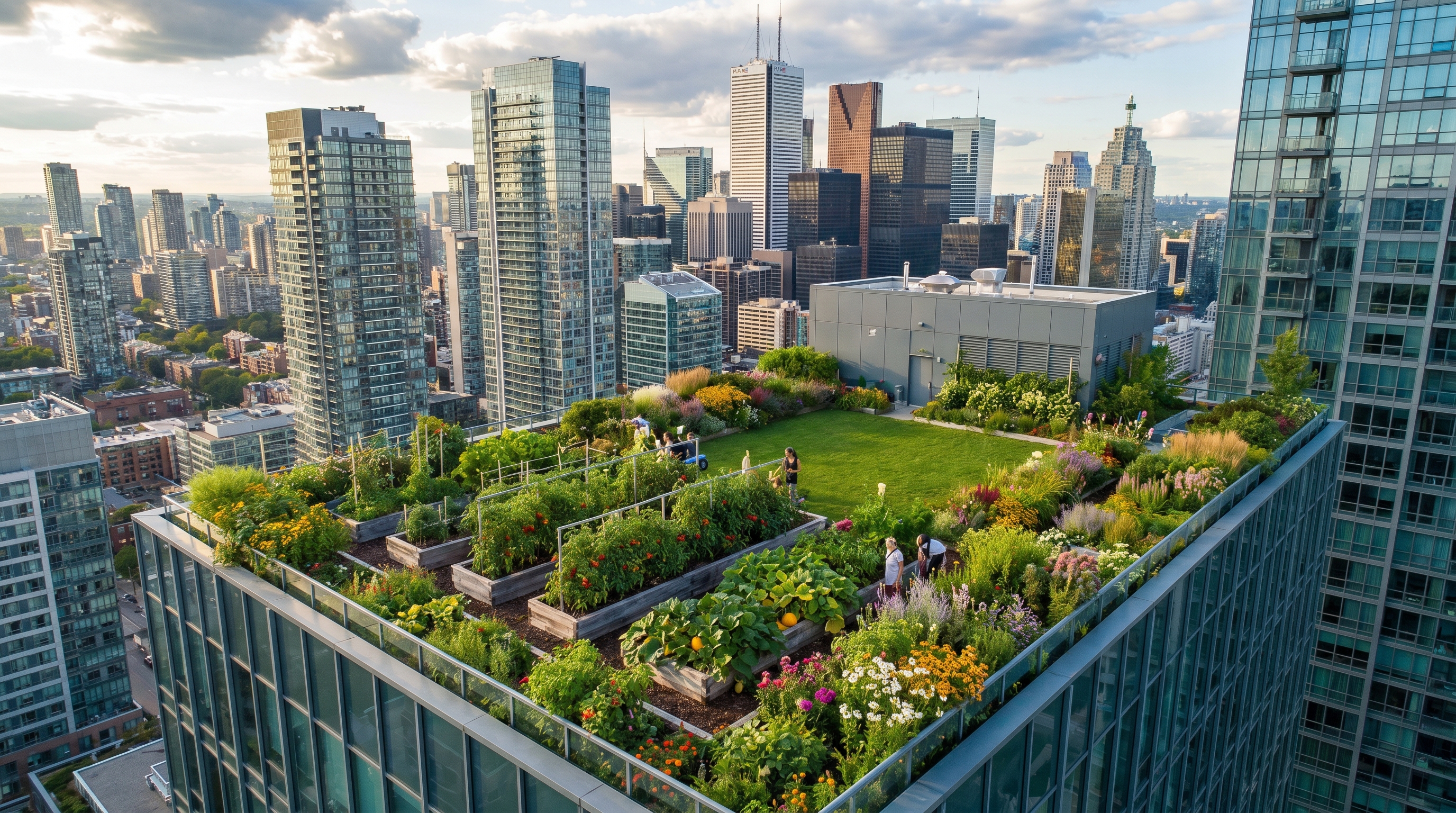 <p>Roof garden</p>