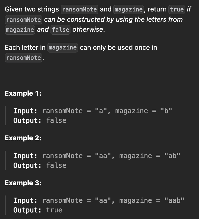 <p><strong>Ransom Note</strong></p>