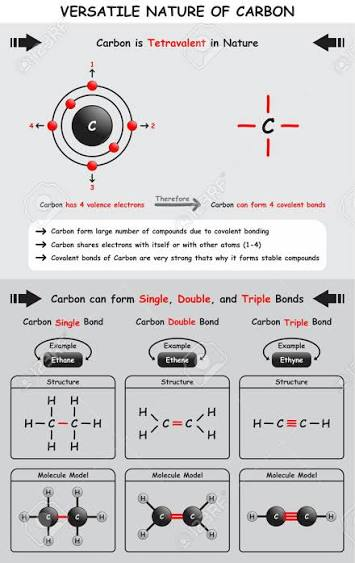 <p>Carbon is tetravalent</p>