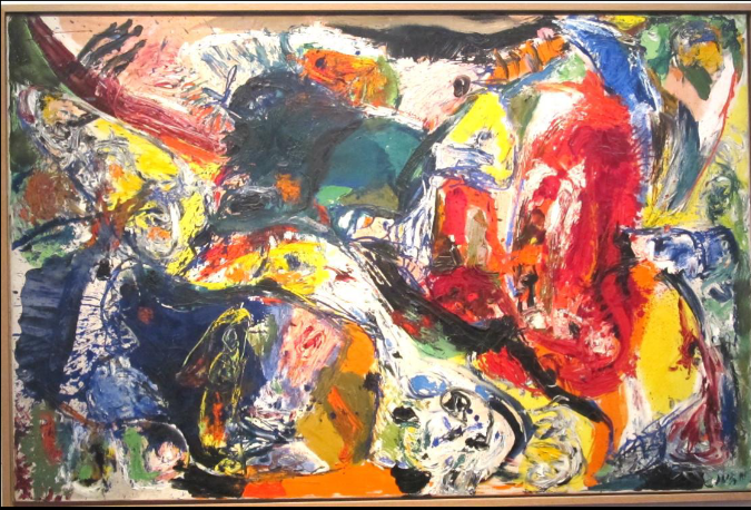 <p>Asger Jorn, Dead Drunk Danes, 1960</p>