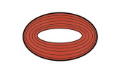 <p>Concentric rings around openings (eyes and mouth)</p><p>circular</p>
