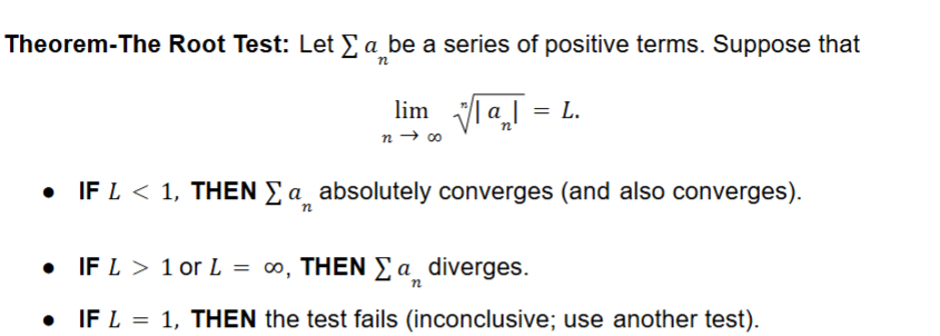 <p>Use when you see x<sup>n</sup></p>