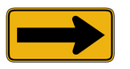 <p>the road is curving sharply to the left</p>