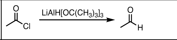 <p>Will turn the acyl chloride into a aldehyde </p>