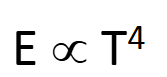 <ul><li><p>energy/area is proportional to temperature to the 4th power</p></li><li><p>describes the intensity of the thermal radiation emitted by matter</p></li></ul><p></p>