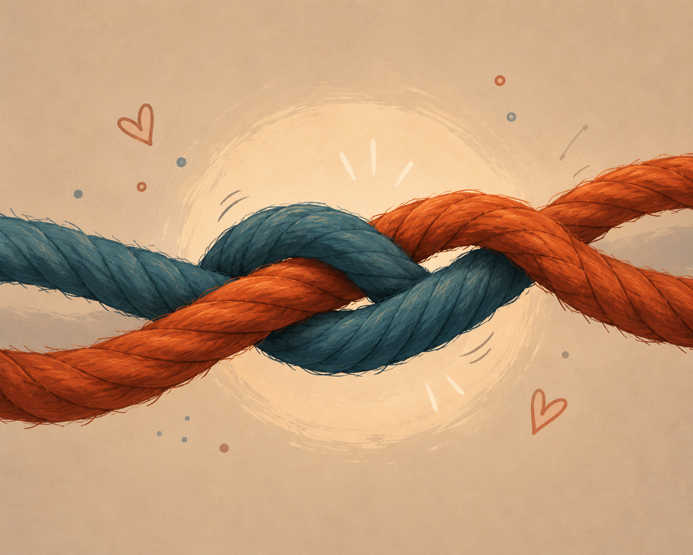 <p><span>closely connected and difficult to separate.</span></p>