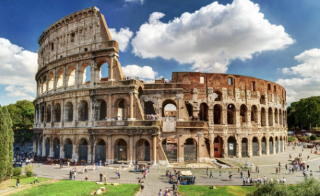 <ul><li><p><span style="background-color: transparent; font-family: "Times New Roman", serif;">Seated 50 thousand people and Made of concrete</span></p></li><li><p><span style="background-color: transparent; font-family: "Times New Roman", serif;">Designed to control flow of crowds without stampede or slowing down</span></p></li><li><p><span style="background-color: transparent; font-family: "Times New Roman", serif;">Complex has a series of corridors/ annular vaults</span></p><ul><li><p><span style="background-color: transparent; font-family: "Times New Roman", serif;">Barrel vaults that curve around</span></p></li></ul></li><li><p><span style="background-color: transparent; font-family: "Times New Roman", serif;">Many levels underground</span></p></li><li><p><span style="background-color: transparent; font-family: "Times New Roman", serif;">Hydraulic system, innovation of elevators&nbsp;</span></p></li><li><p><span style="background-color: transparent; font-family: "Times New Roman", serif;">Pit could be flooded for marine battles</span></p></li><li><p><span style="background-color: transparent; font-family: "Times New Roman", serif;">Name was eventually changed to "Colosseum"&nbsp;</span></p><ul><li><p><span style="background-color: transparent; font-family: "Times New Roman", serif;">Called so due to statue of god of sun from Golden House</span></p></li></ul></li><li><p><span style="background-color: transparent; font-family: "Times New Roman", serif;">Use of Greek order overlaid over arches</span></p><ul><li><p><span style="background-color: transparent; font-family: "Times New Roman", serif;">No structure purpose, just decorative and prestigious&nbsp;</span></p></li><li><p><span style="background-color: transparent; font-family: "Times New Roman", serif;">Doric, Ionic, Corinthian, and Corinthian pilasters (bottom to top)</span></p></li></ul></li><li><p><span style="background-color: transparent; font-family: "Times New Roman", serif;">Fabric that would get spread over the top if it started raining or too hot&nbsp;</span></p></li></ul><p></p>